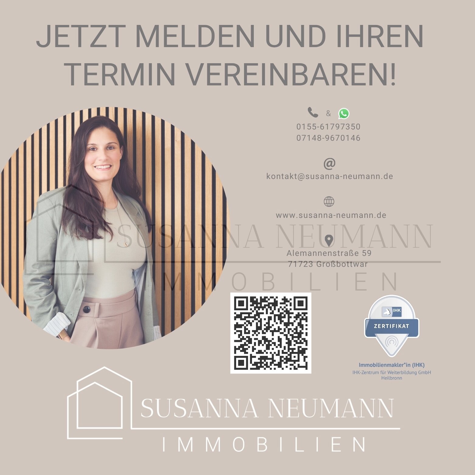 Willkommen daheim in Erdmannhausen - 6-Zimmer-Maisonettewohnung mit Loggia und Garage